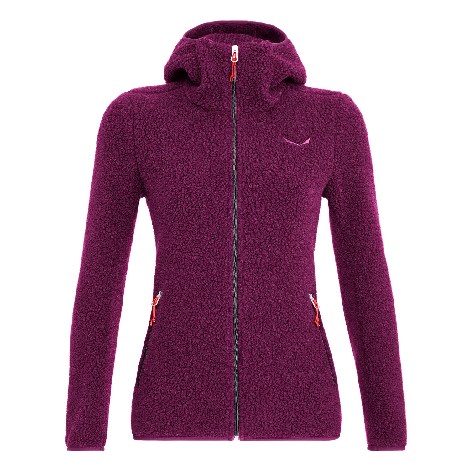 Salewa Women's Fanes Shearling Wool Insulation Down Jacket Purple/Dark Purple IXJ-073968